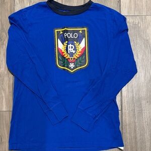 Polo by Ralph Lauren Kids Royal Blue Long Sleeve Tee